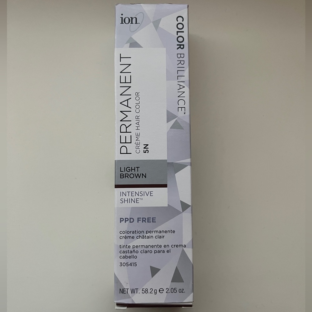 Ion Color Brilliance Permanent Creme Hair Color - 5N Light Brown